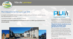 Desktop Screenshot of lanmeur.fr